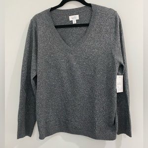 Petite Croft and Barrow The Extra Soft V-neck Sweater